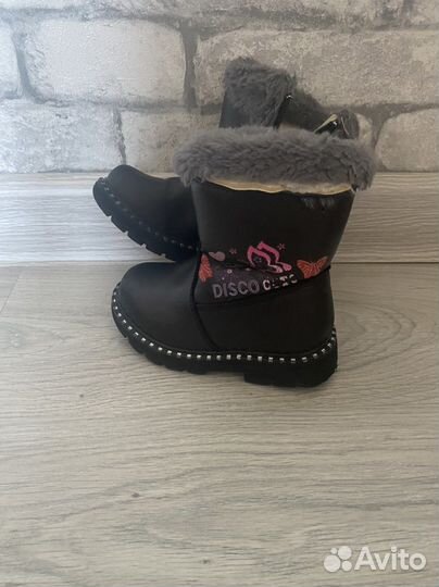 Теплые ботинки