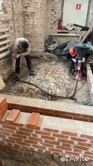 Иньектирование, камнеукрепление