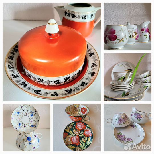 Чайная пара коллекция сервиз винтаж лфз григорьева