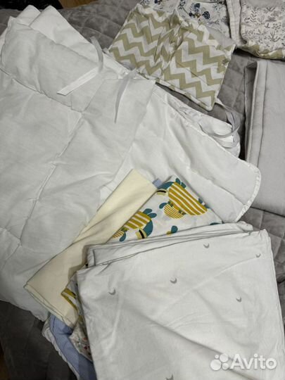 Детская кроватка ellipsebed и комплект белья