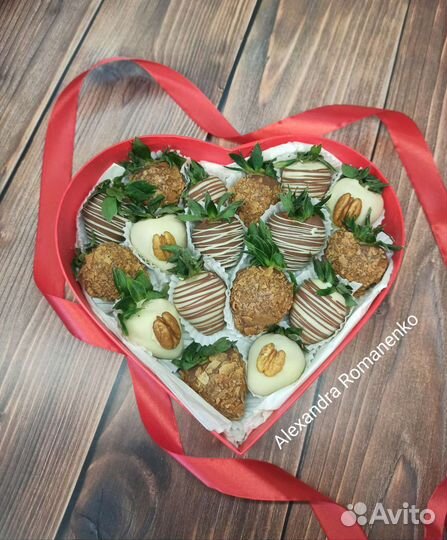 Клубника в шоколаде, набор из клубники в шоколаде