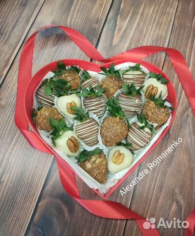 Клубника в шоколаде, набор из клубники в шоколаде