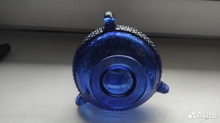 Лампадки из синего стекла