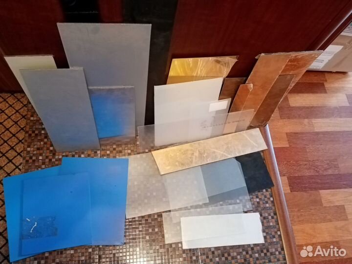 Листов.пластик для поделок пвх, зеркало,композит