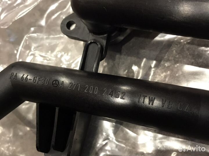 Патрубок охлаждения мерседес ом 271