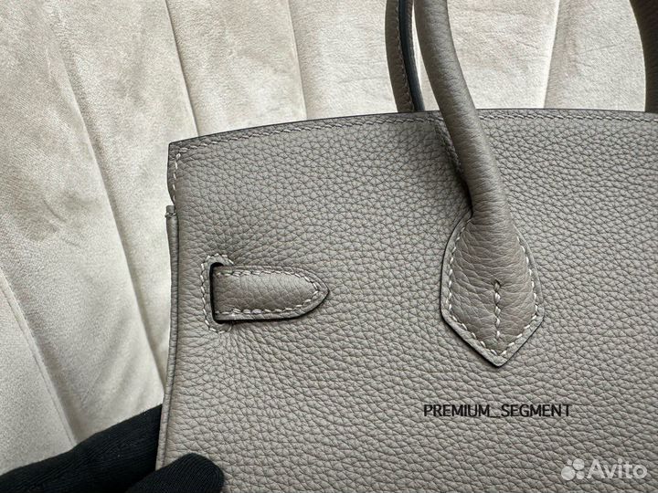 Сумка Hermes Birkin 25 Togo серая