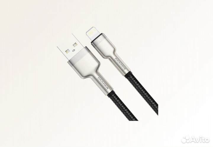 Кабель Baseus Metal USB-A - Lightning Cable 1m (Чё