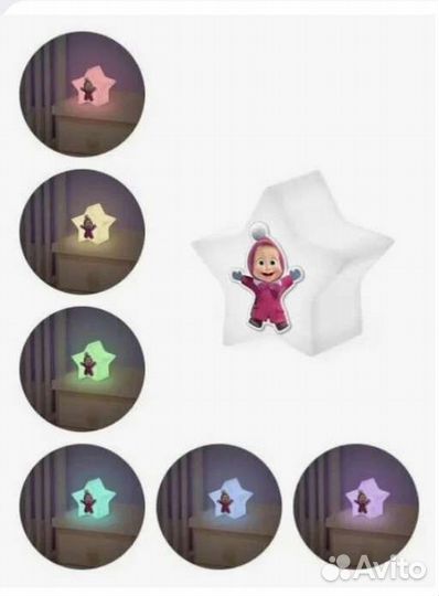 Ночник детский Маша и Медведь