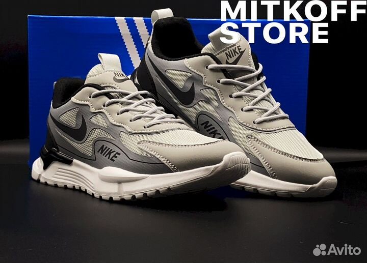 Nike: Серые, новые, на сетке, 41-45