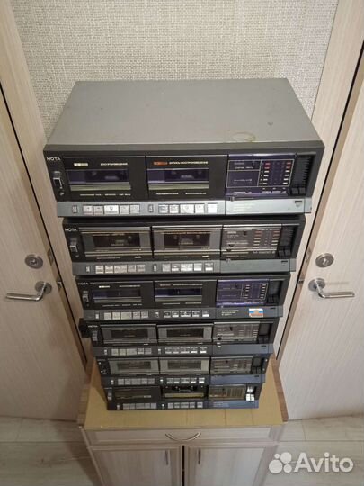 Усилители+Магнитофоны Нота М-220С-1/2+Нота Мп-220C