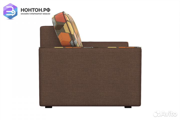 Диван выкатной Глория-7 коричневый