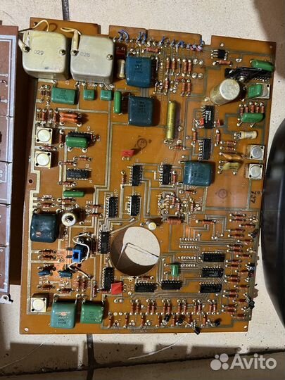 Платы СССР с радиодеталями