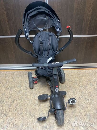 Трехколесный складной велосипед коляска