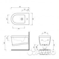 Биде напольное Cielo (Италия) Opera Tonda арт opbi