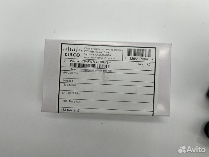 Блок питания cisco CP-pwr-cube-3