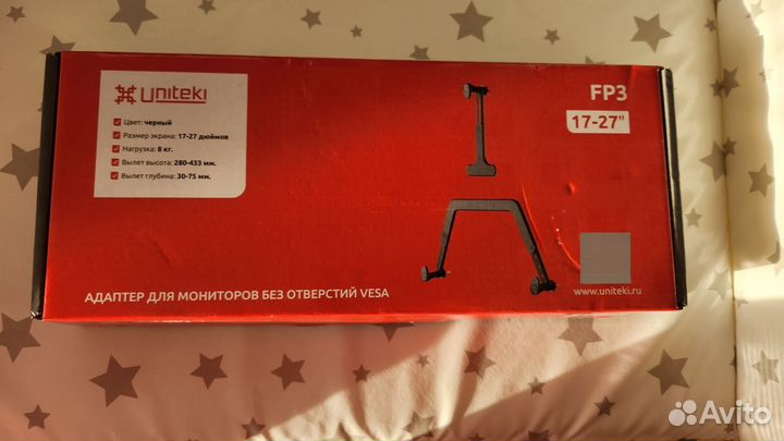 Адаптер для кронштейнов на мониторы без vesa