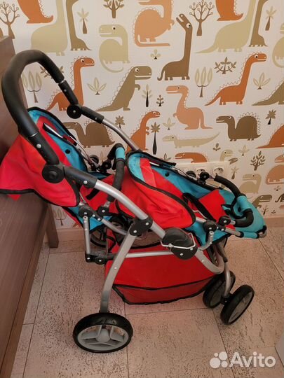 Коляска для двойни (кукол)