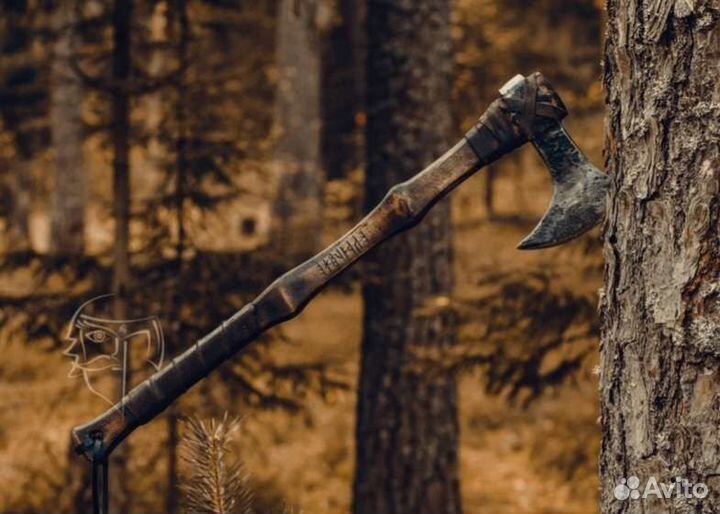 Топор ручной работы кованый Варяг