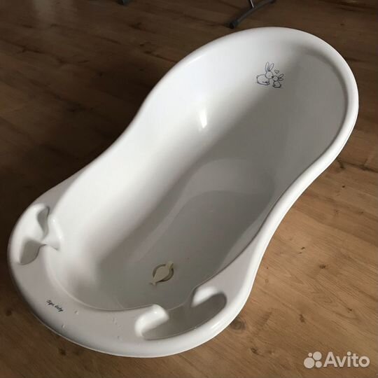 Детская ванночка белая Tega Baby