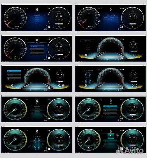 Приборная LCD панель для Mercedes E w212