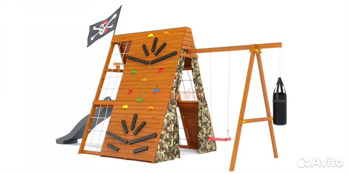 Спортивный домик Савушка База-2 (Милитари)