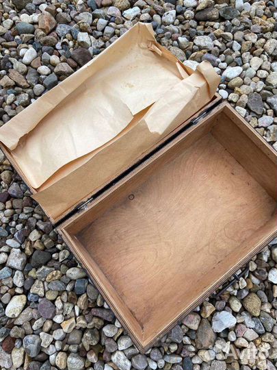 Деревянный чемодан 19 века