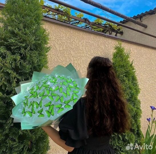 Шикарные букеты из бабочек