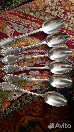 Мельхиоровые ложки королевские
