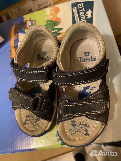 Сандали кожаные