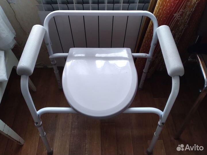 Стул-кресло туалет для пожилых до 130 кг