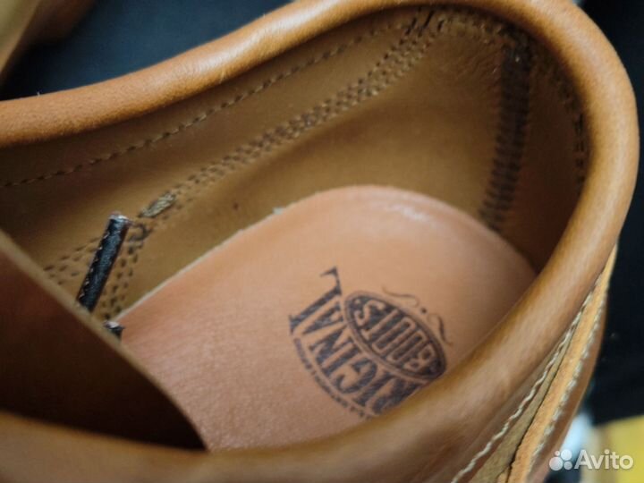 Ботинки кожаные в духе ретро моделей Red Wing