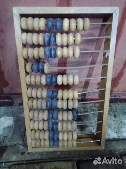 Счеты деревянные