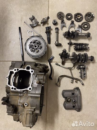 Yamaha wr 450 f разбор двигателя