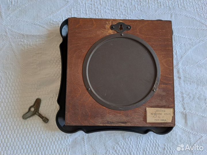 Часы настенные Весна СССР винтаж