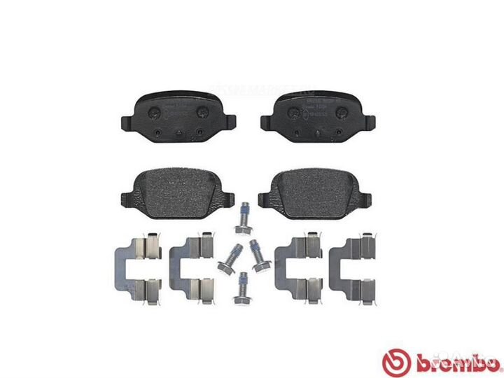 Brembo P 23 064 Колодки тормозные дисковые зад