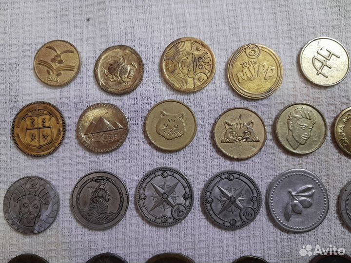 Монеты, жетоны магнит, пятёрочка