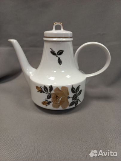 Чайно- кофейный сервиз Золотая роза