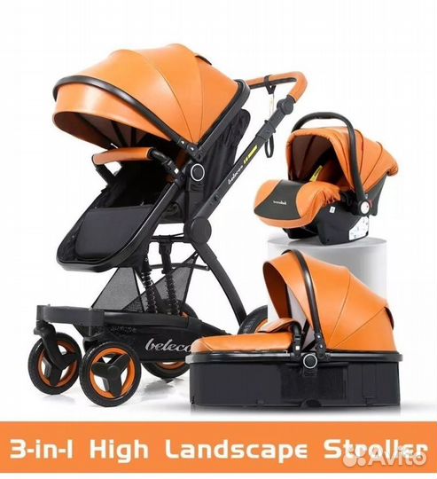 Коляска-трансформер 3 в 1 Belecoo