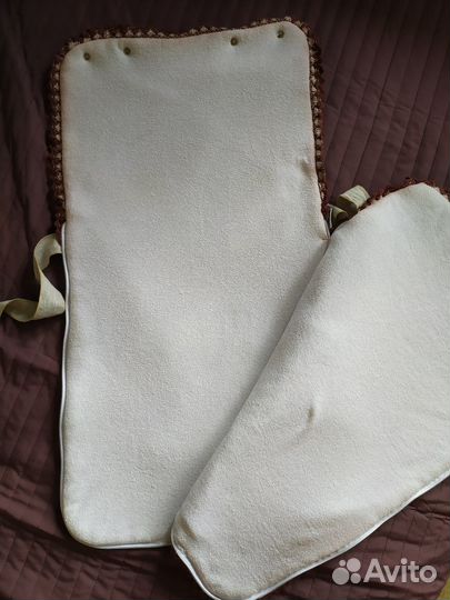 Конверт на выписку лето лен/шитьё