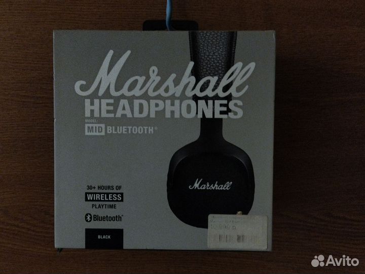 Коробка из-под наушников Marshall Mid Bluetooth