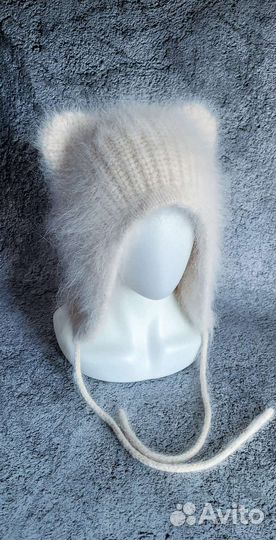 Чепчик с ушками чепчик мишка