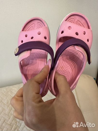 Босоножки и сандалии, crocs, honey girl, 25