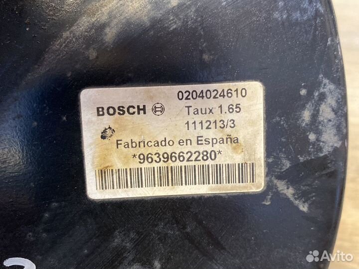 Peugeot 307 вакуумный усилитель тормозов пежо 307