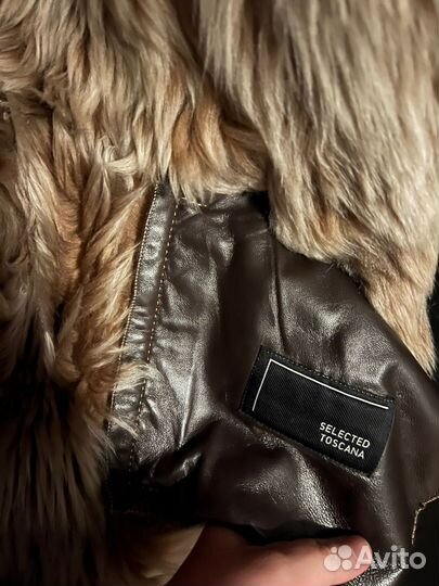 Дубленка натуральная женская48 размер