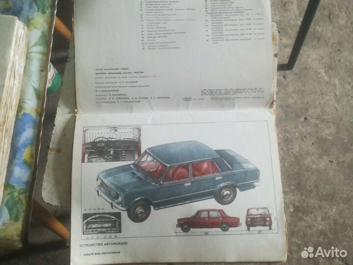 Каталог запасных частей ваз 2101 1974г. СССР