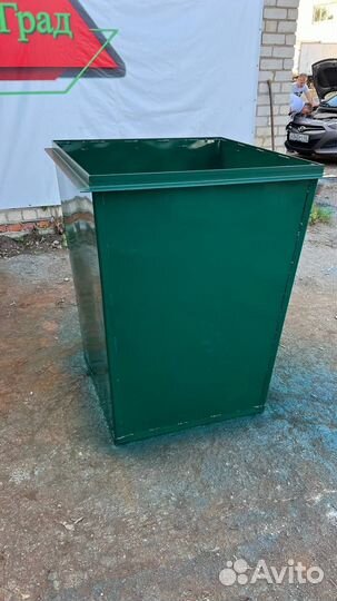 Контейнер из металла на колёсах 0.8м3 Арт 445
