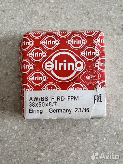 Сальник коленвала Elring 763918 Для мотора C20XE