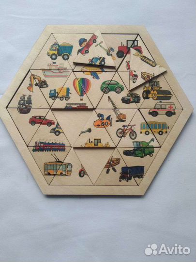 Деревянные пазлы