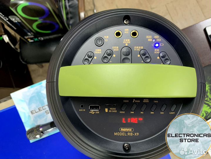 Блютуз Колонка Большая Remax RB-X9 Опт Розница