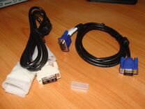 Кабели VGA, DVI, DVI-hdmi, DVI-VGA, DisplayPort